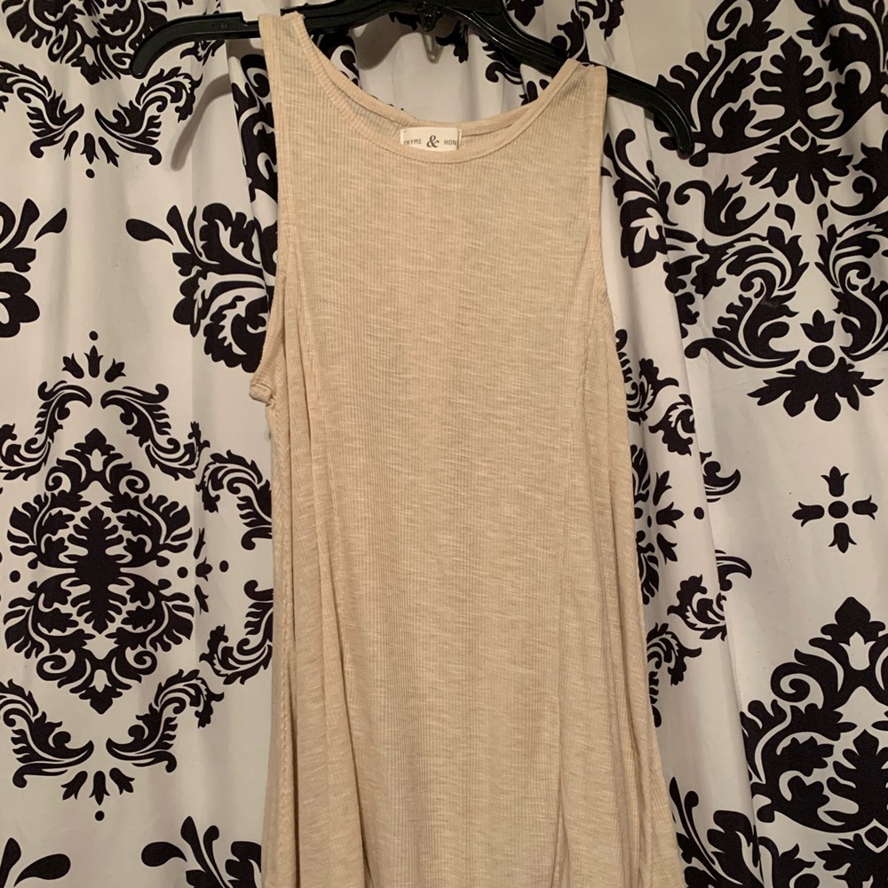 Cream Tank Top